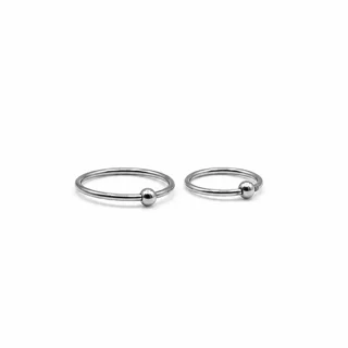 پیرسینگ بینی حلقه‌ای گوی دار کد 3003