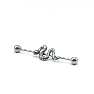 پیرسینگ محوری طرح مار کد 5022