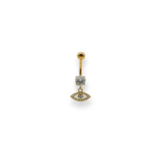 پیرسینگ ناف طرح چشم کد 8003